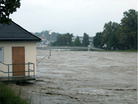 Salzach Pegelhaus Abbildung Salzach Pegelhaus